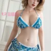 Garance, 167 cm AiBei Silikon-Sexpuppe mit beweglichem ROS-Kiefer, EU-Lager