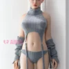 Domitille, 158 cm AiBei Silikon-Sexpuppe, konfigurierbar