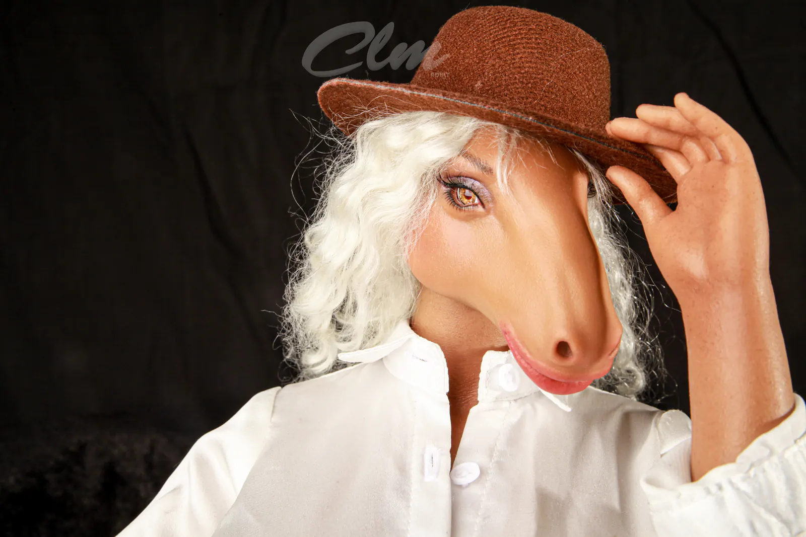 Maureen Si60 H, Silikon-Sexpuppe, Hautfarbe Gebräunt, konfigurierbar
