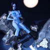Momoko Si60 L, Silikon-Sexpuppe, Hautfarbe Blau, konfigurierbar