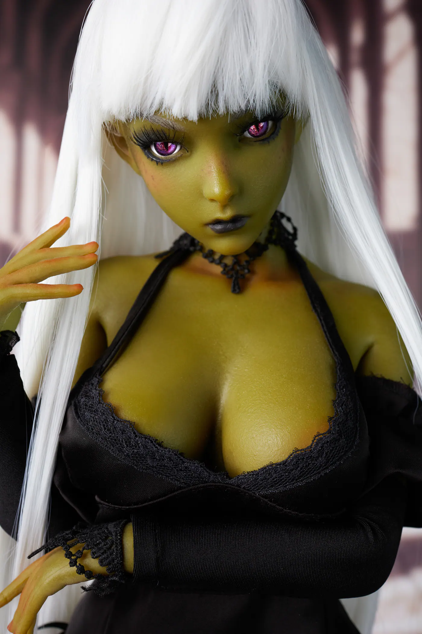 Momoko Si60 L, Silikon-Sexpuppe, Hautfarbe Oliv, konfigurierbar