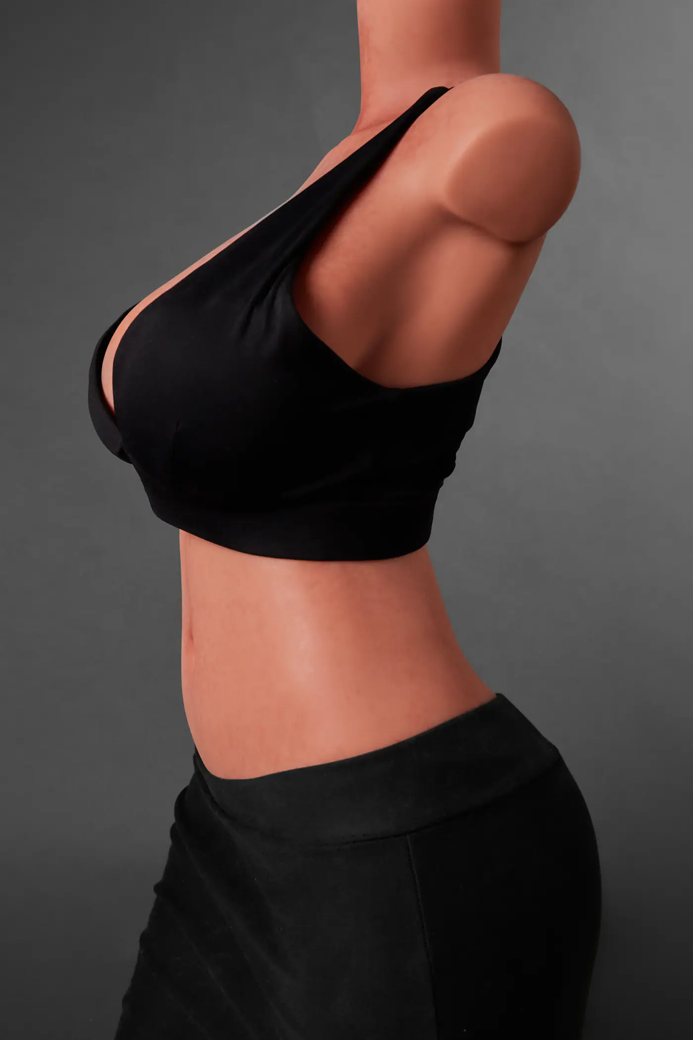 Noelia, 883 cm Silikon-Sexpuppe, Hautfarbe Schwarz